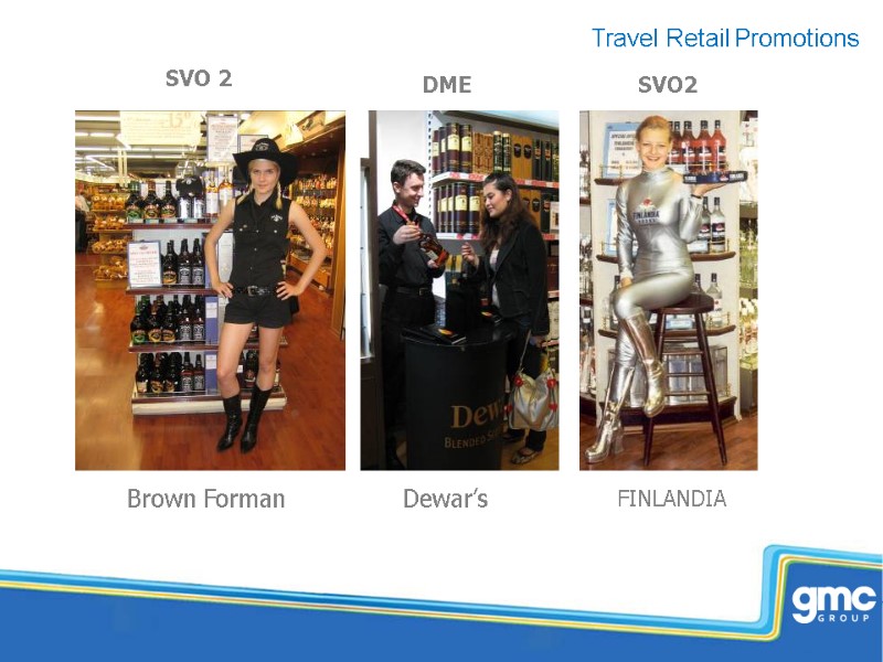 Dewar’s  Brown Forman  FINLANDIA Travel Retail Promotions SVO 2 DME SVO2
